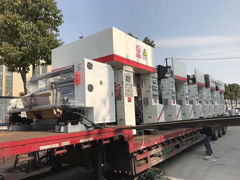 2臺(tái)吹膜機(jī)，1臺(tái)8色印刷機(jī)，發(fā)貨